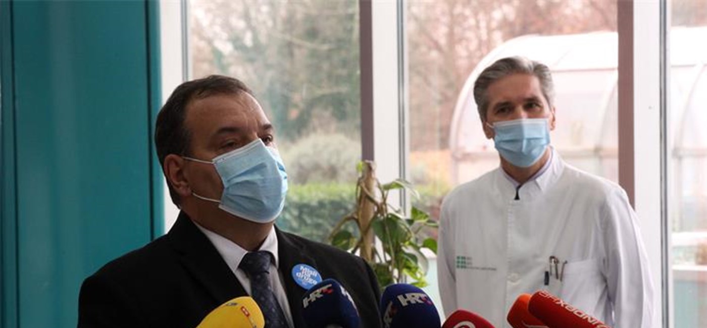 Beroš: Odužit ćemo se KB Dubrava za besprijekoran rad, cjepivo donosi spas  
